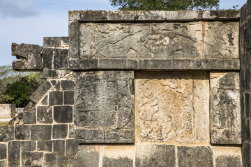 ancient site of Chichen itza in Yukatan region of Mexico