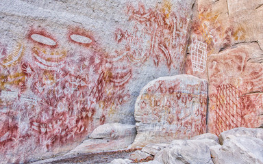 Aboriginal Rock Art, Carnarvon Gorge, Queensland, Australia