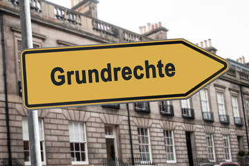 Schild 238 - Grundrechte