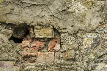 Old rock wall background texture