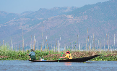 Fishermen in Inle Lake, Shan State, Myanmar