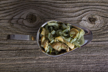 Homemade mushroom sauce