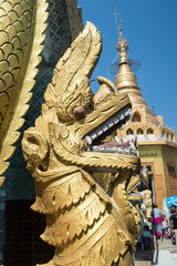 Statue in Myanmar temple, Myanmar