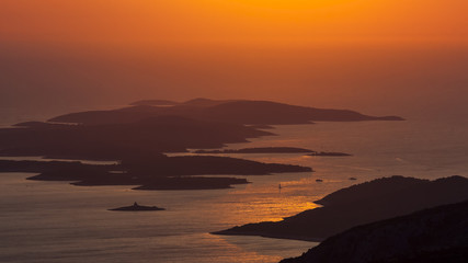 Sveti Nikola highest peak on the island of Hvar