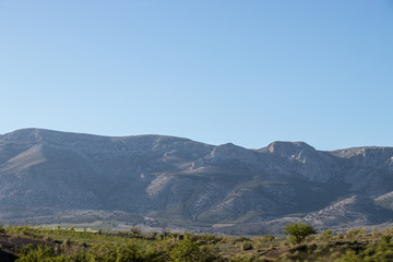 Naklejka premium Widok na góry