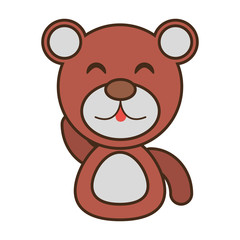 bear baby animal funny image vector illustration eps 10