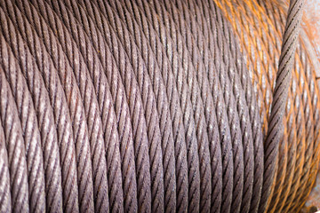 steel wire drum closeup