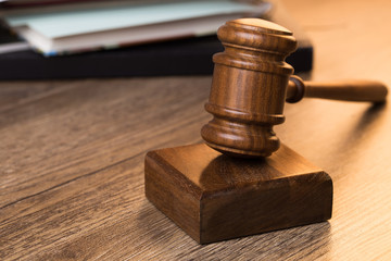 Photography of judge wooden hammer