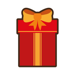 gift box present isolated icon vector illustration design