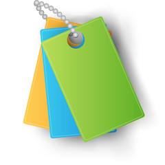 Vector colored cards