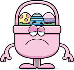 Sad Cartoon Easter Basket
