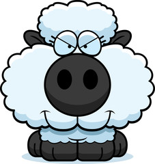 Fototapeta premium Cartoon Sly Lamb