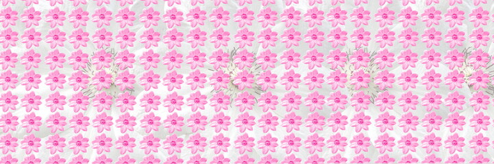 pink Floral Seamless Pattern Flowers Texture background