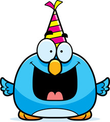 Cartoon Bluebird Birthday Party