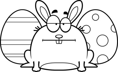 Calm Cartoon Easter Bunny