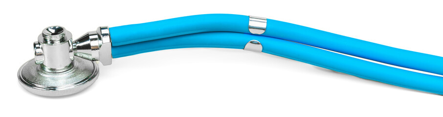 medical stethoscope on white
