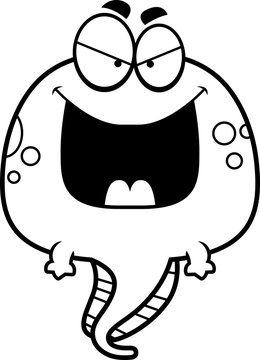 recommend clip art: Evil Cartoon Tadpole