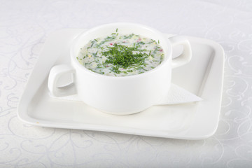 Okroshka soup