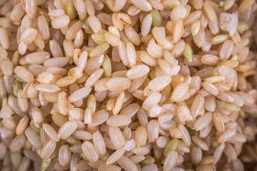 Brown rice texture