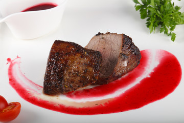 Rib-eye steak