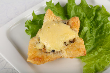 Mushroom pastry