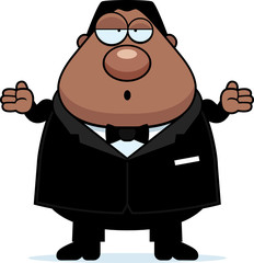Cartoon Groom Confused