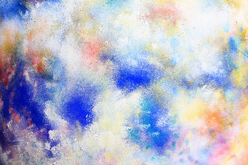 colorful abstract artistic oil painting background