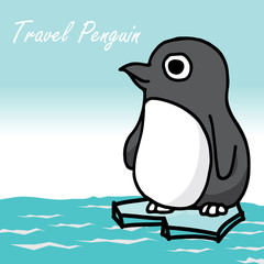 cute penguin cartoon vector character