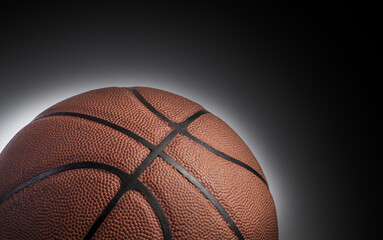 Close up of Basketball