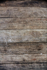 Naklejka premium Close up of gray wooden fence panels