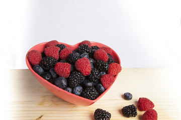 Heart Fruit bowl