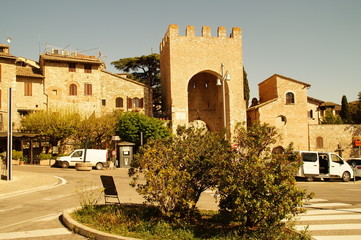 Fototapeta na wymiar Rundgang in Santarcangelo di Romangna