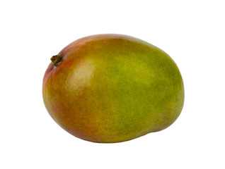 Mango fruit isolated on white background.