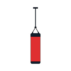 Obraz premium boxing bag icon image vector illustration design 