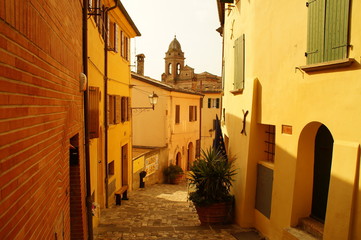 In den Gassen von der Republik San Marino / Italien