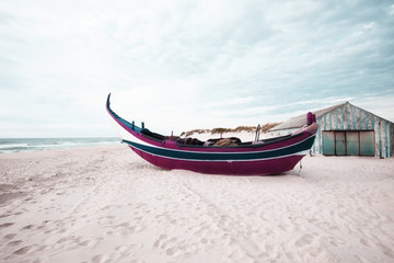 Fototapeta na wymiar Traditional boat Portuguese