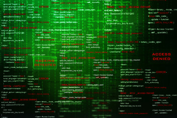 Abstract Technology Background. Web Developer. Computer Code. Programming. Coding. Hacker concept