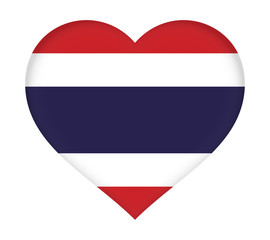 Flag of Thailand Heart.