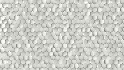 White geometric pattern design.