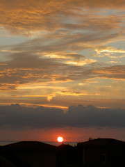 Fototapeta premium Sonnenuntergang am Meer