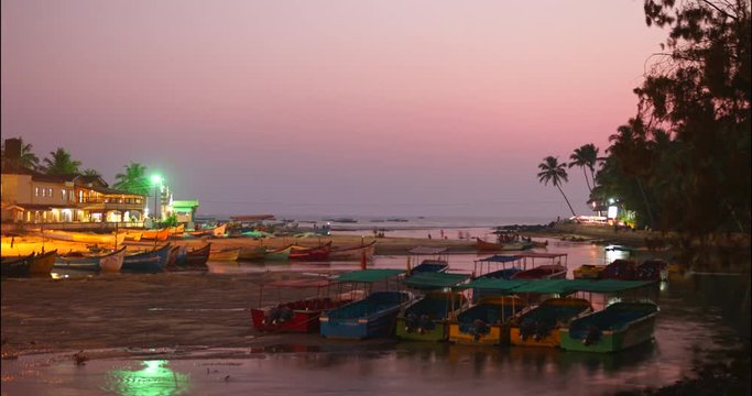 Goa Sunset Time Lapse