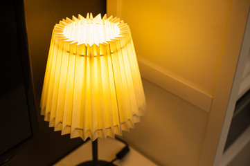 Fototapeta na wymiar Table lamp included in the bedroom