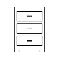 archive furniture icon image vector illustration design 