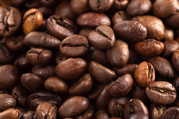 background of coffee beans