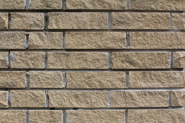 New brick wall
