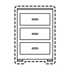 archive furniture icon image vector illustration design 