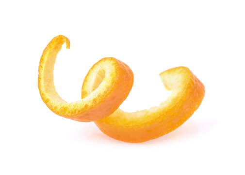 Orange zest spiral