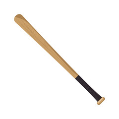 baseball bat isolated icon vector illustration design