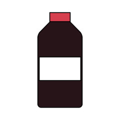 bottle of medication icon image vector illustration design 