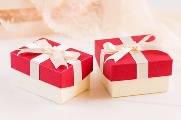 Set of jewelry gift boxes
